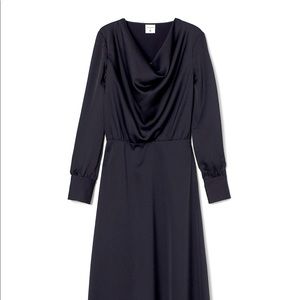 Giuliva Heritage x H&M navy satin dress